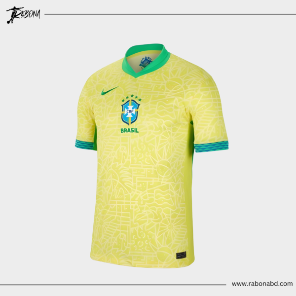 Brazil Home Jersey 2024 (Fan Edition)