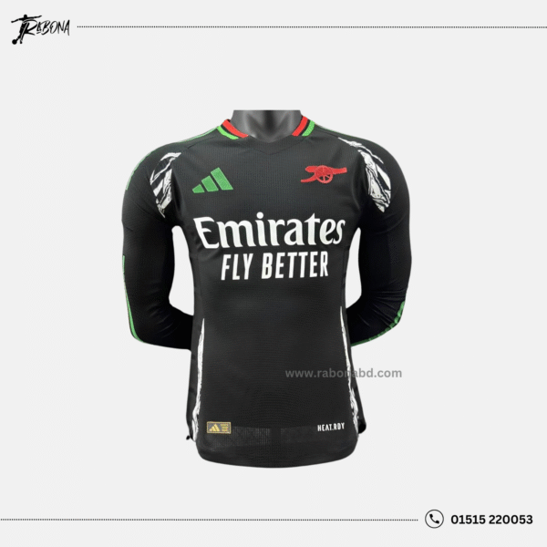 Arsenal Away Kit 2024-25 (Player Edition) - Full Sleeve