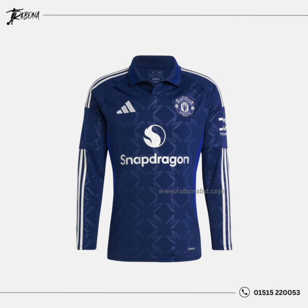 Manchester United Away Kit 2024-25 (Player Edition) - Full Sleeve