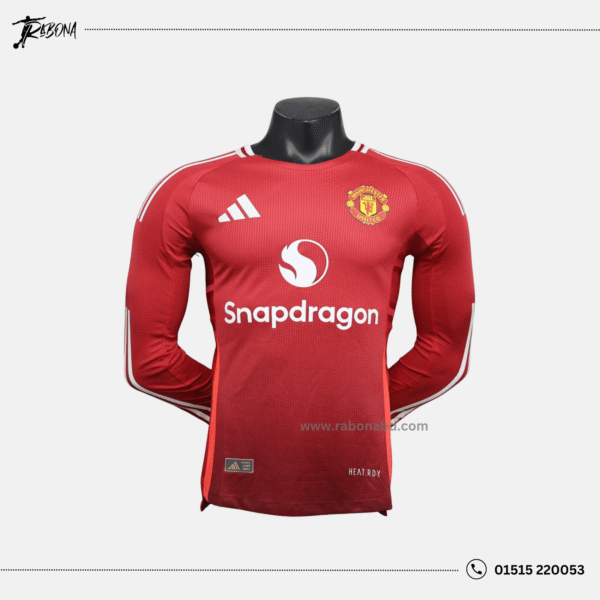 Manchester United Home Kit 2024/25 (Player Edition) - Full Sleeve