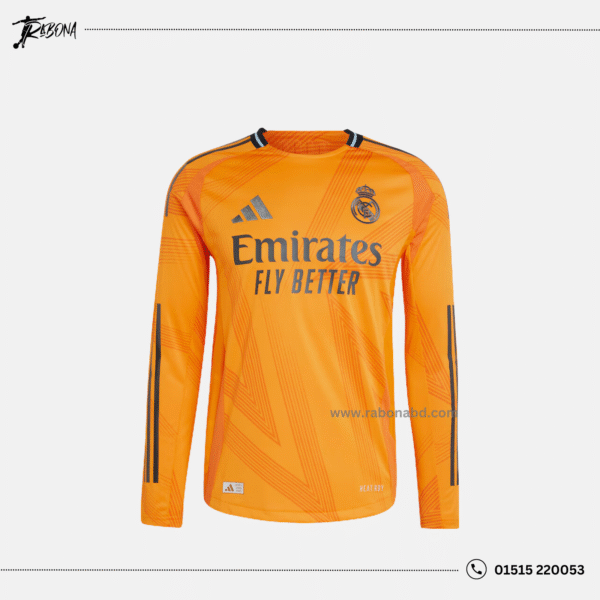 Real Madrid Away Kit 2024-25 Player Edition) -  Full Sleeve