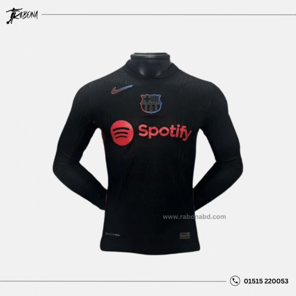 FC Barcelona Away Kit 2024-25 (Player Edition) - Full Sleeve
