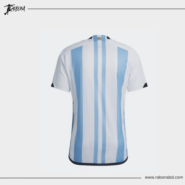 Argentina 2022 World Cup Home Jersey (Fan Edition- 3 Star Modified)