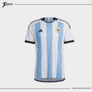 Argentina 2022 World Cup Home Jersey (Fan Edition- 3 Star Modified)