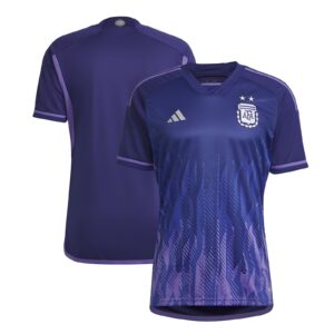 Argentina 2022 World Cup Away Jersey (Fan Edition- 3 Star Modified)