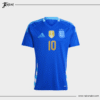Argentina Away Jersey 2024 (Fan Edition) + 'MESSI' - Name & Number Official Font