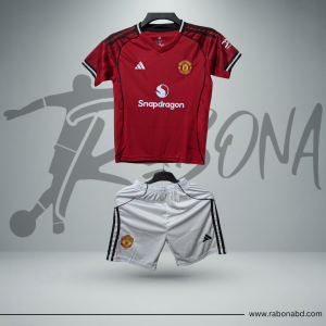 Manchester United Home Kit 2025/26 - Kids Jersey Set
