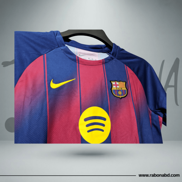Barcelona Home Kit 2025/26 - Kids Jersey Set