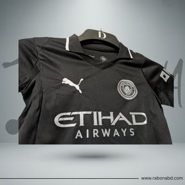 Manchester City Away Kit 2025/26 - Kids Jersey Set