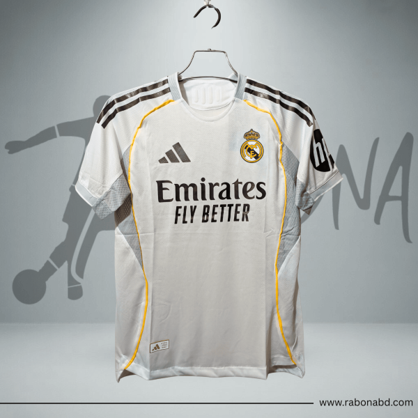 Real Madrid Home Kit 2025-26 (Player Edition)