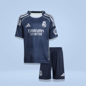 Real Madrid Away Kit 2025/26 (Kids Jersey Set)