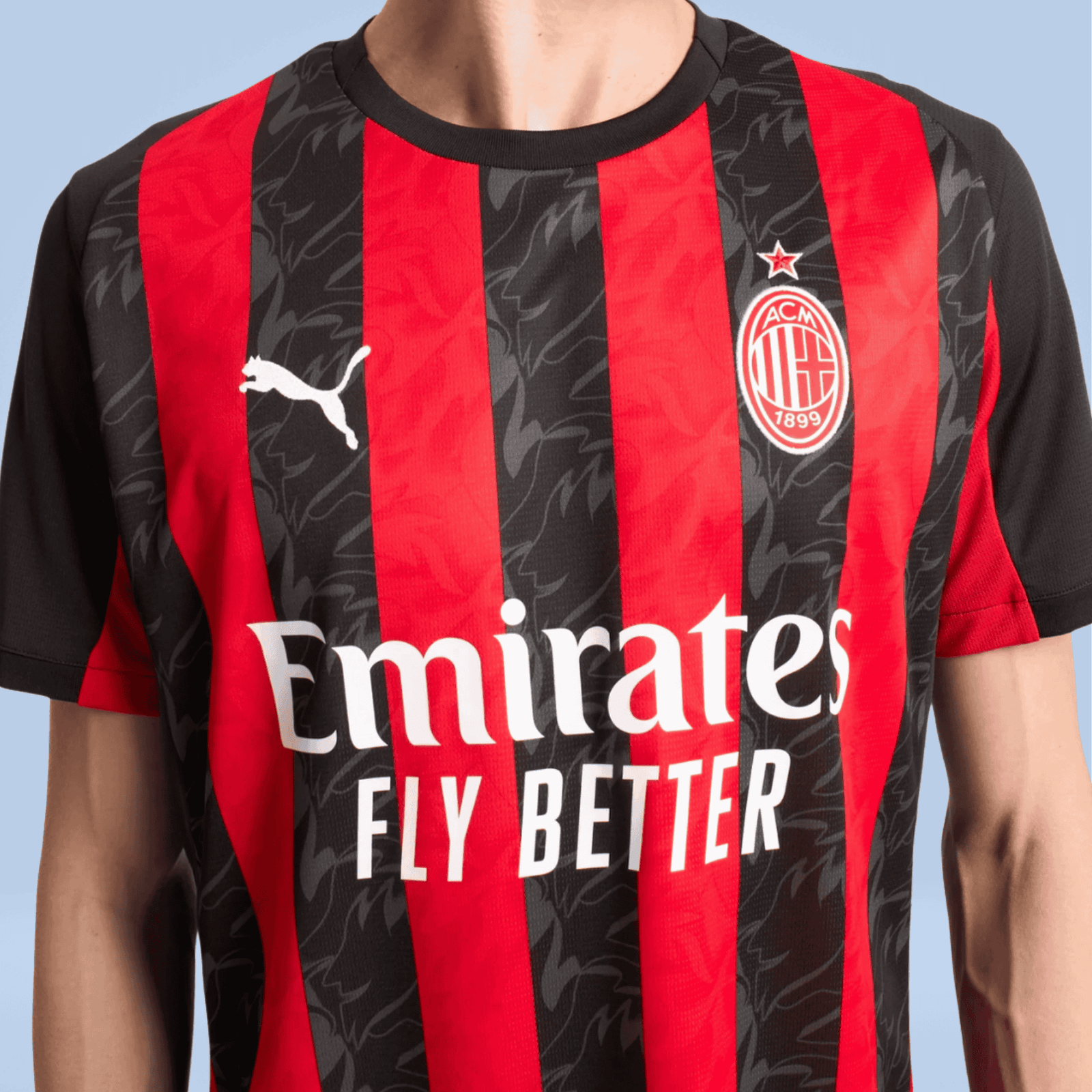 Ac Milan Home Kit 2025/26 (Fan Edition) - Image 3